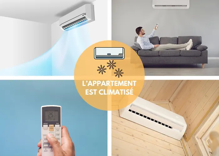 Horizon Bleu Vue Dernier étage Clim Appartamento *